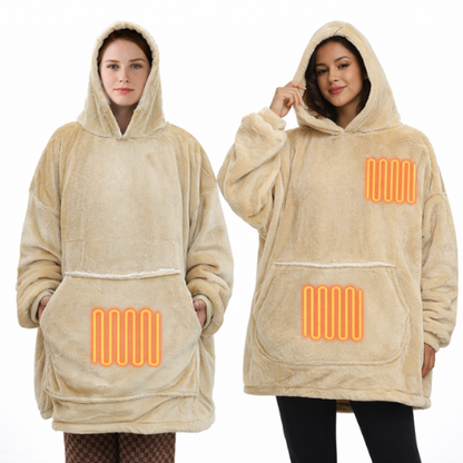 PLAID CHAUFFANT OVERSIZE