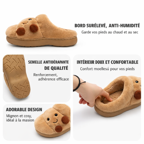 PANTOUFLES CROISSANT