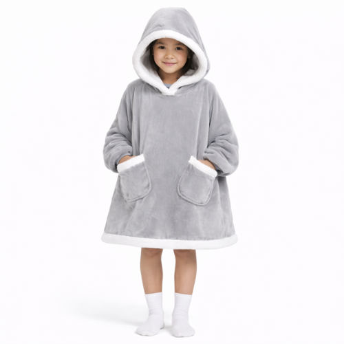 PLAIDE À CAPUCHE OVERSIZE