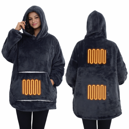 PLAID CHAUFFANT OVERSIZE