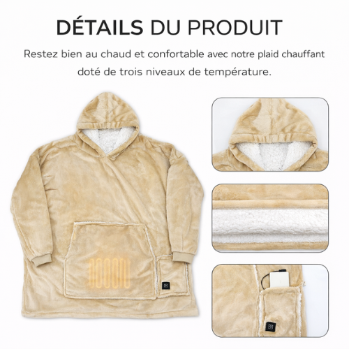 PLAID CHAUFFANT OVERSIZE