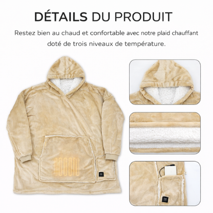 PLAID CHAUFFANT OVERSIZE