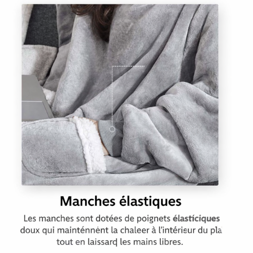 PLAIDE À CAPUCHE OVERSIZE