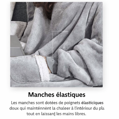 PLAIDE À CAPUCHE OVERSIZE